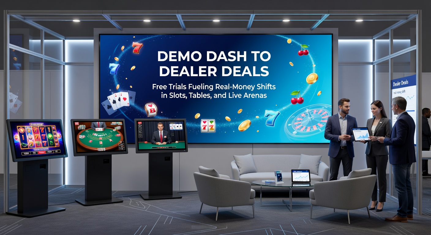 Dynamic image of a live dealer blackjack table demo evolving into a real-money hand, with chat features and bet sliders active, illustrating the shift from practice to high-stakes play