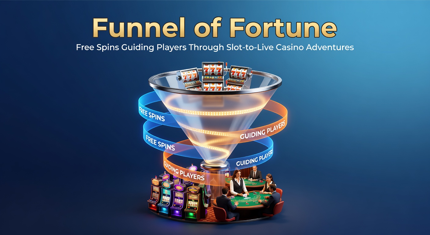 Vibrant slot machine reels spinning with free spin bonuses transitioning to a live dealer blackjack table in a bustling casino environment