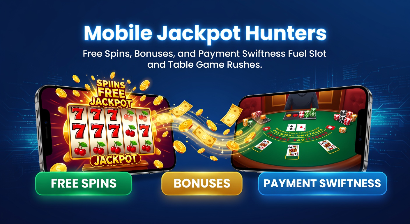 Dynamic image of a blackjack table on a mobile device with bonus multipliers glowing and chips stacking high, illustrating fast-paced table game rushes fueled by promotions