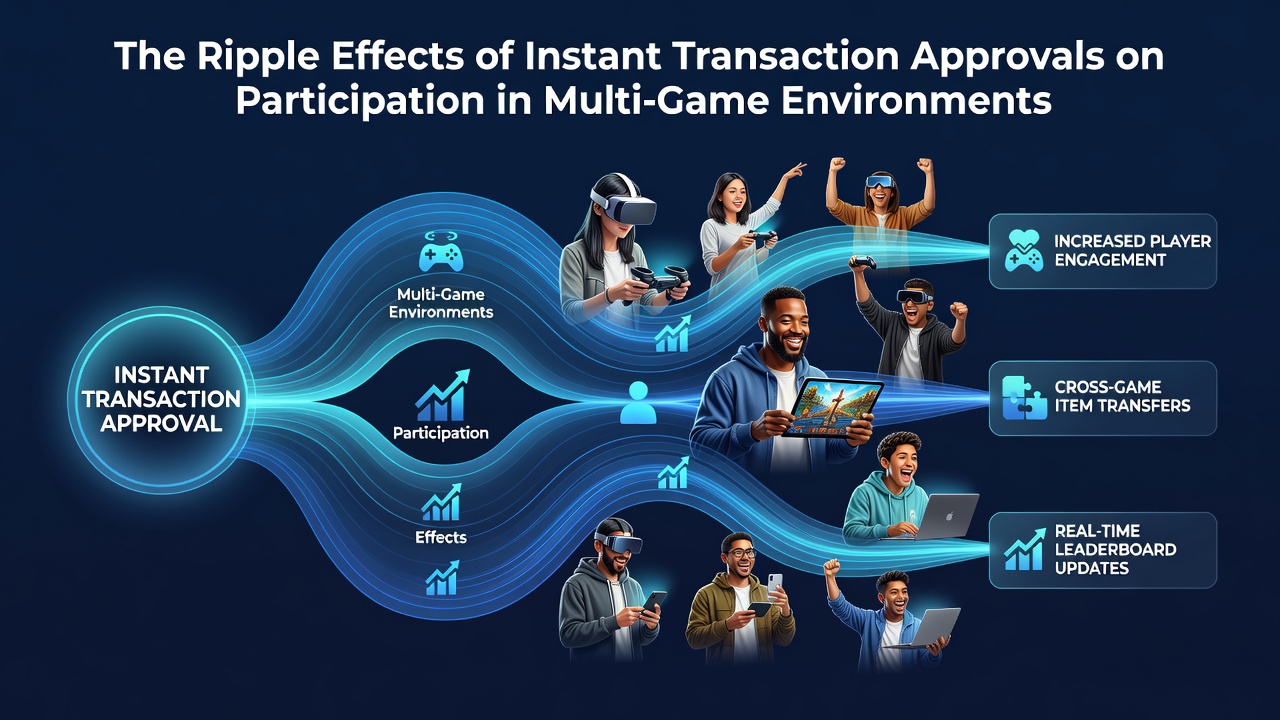 Players engaging with multiple casino games through instant transaction approvals on mobile devices