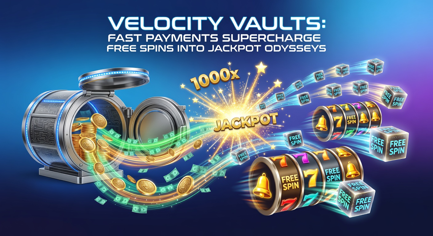 Dynamic digital vault unlocking streams of golden coins and lightning-fast payment icons amidst spinning slot reels and jackpot meters climbing skyward